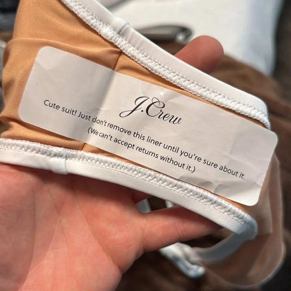 J. Crew Heritage hipster string bikini bottom in White - Picture 8 of 8